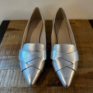 Cole Haan Camila Skimmer Silver Loafers / Flats | Women’s 9